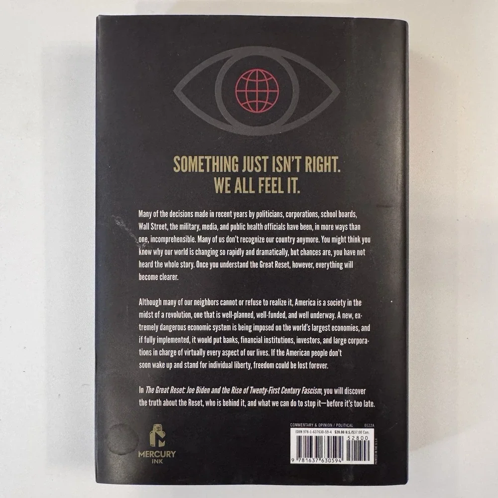 The Great Reset: Joe Biden and the Rise‎ of- hardcover, Glenn Beck